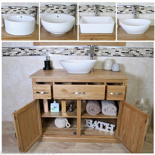Bathroom vanity unit - |, oak