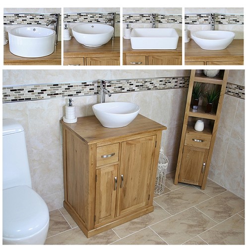 Bathroom vanity unit oak - vanity,