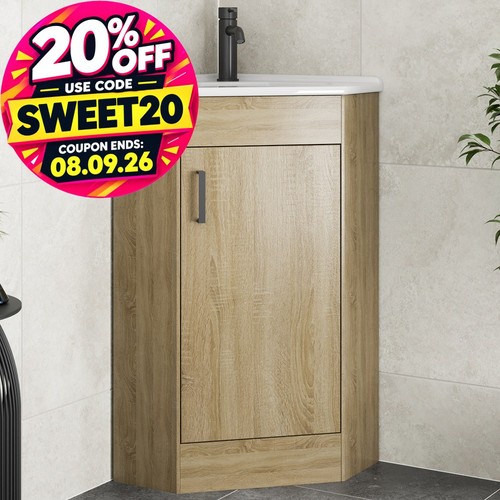 Bathroom single door corner - single,