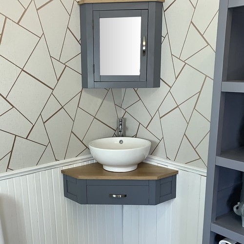 Grey painted oak - painted, top