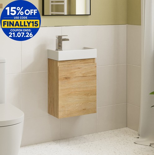 400mm bathroom vanity unit - 400mm, 1