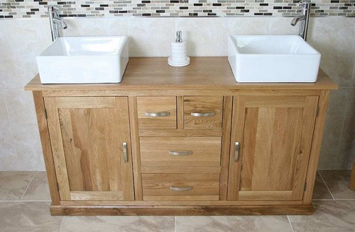 Bathroom vanity unit oak - vanity,