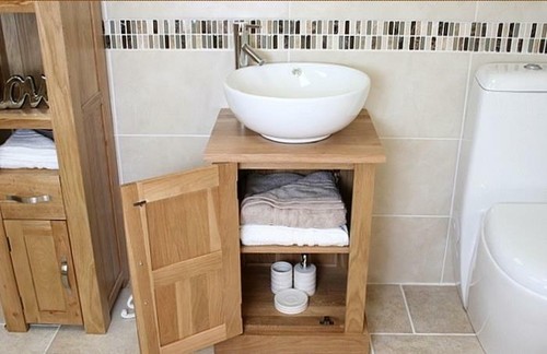 Cloakroom small compact oak - small,