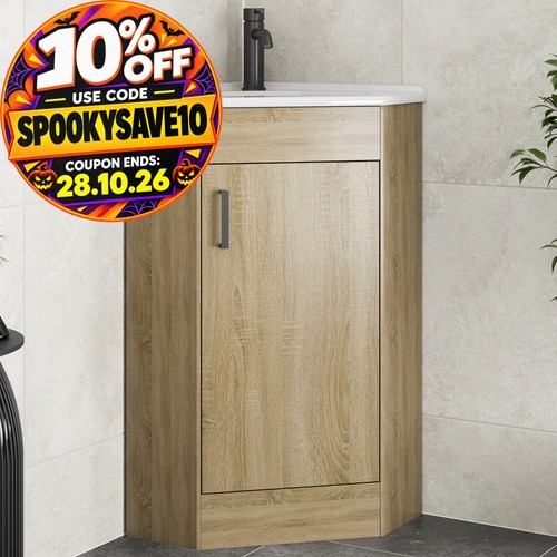 Bathroom single door corner - single,