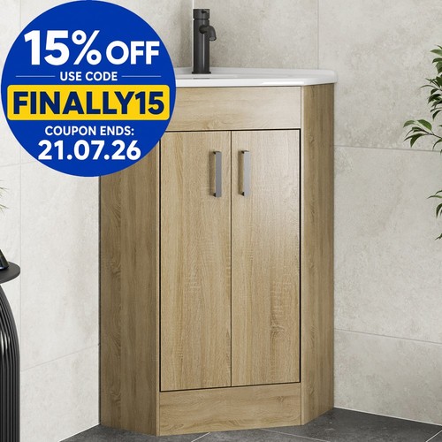 Bathroom double door corner - double,
