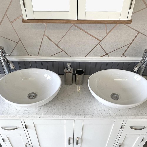 Double bathroom vanity - double,