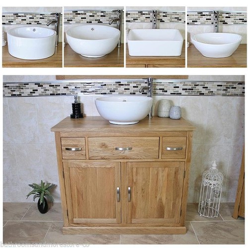 Bathroom vanity unit - unit, oak