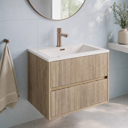 Linea oak 600 - wall, hung