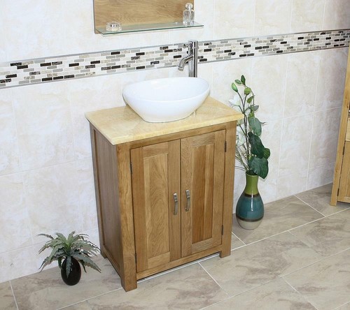 Bathroom cloakroom sink - |, oak