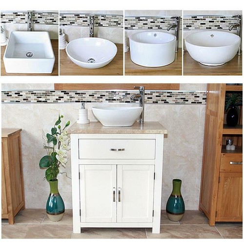 Bathroom vanity unit white - vanity,