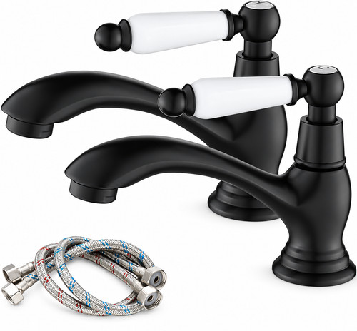 Victorian basin pillar - pillar, taps