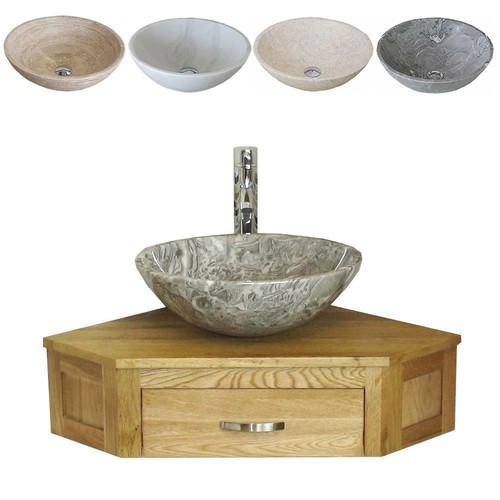 Bathroom vanity unit - bathroom, oak