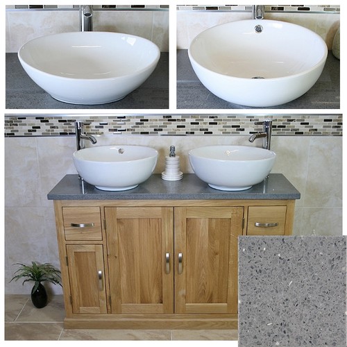 Solid oak bathroom - oak, unit