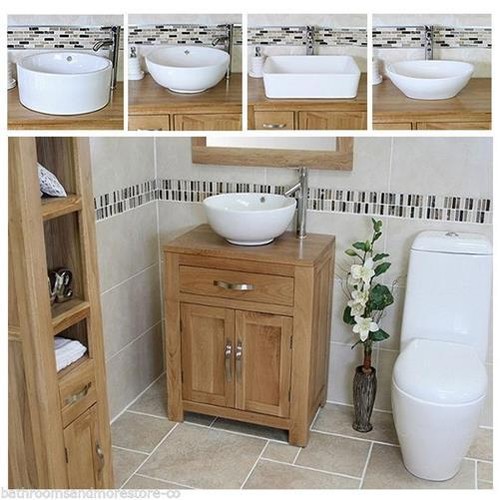 Bathroom vanity unit oak - vanity,