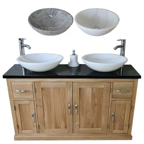 Solid oak bathroom vanity - solid,
