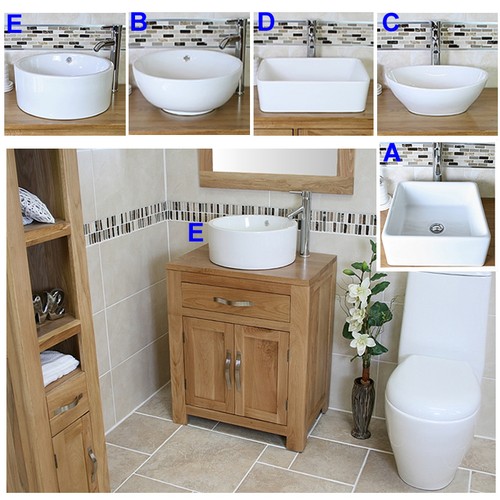 Bathroom vanity unit oak - |,