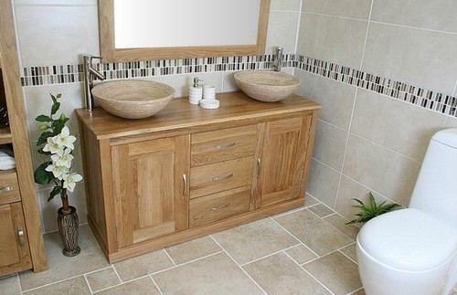 Solid oak bathroom - oak,