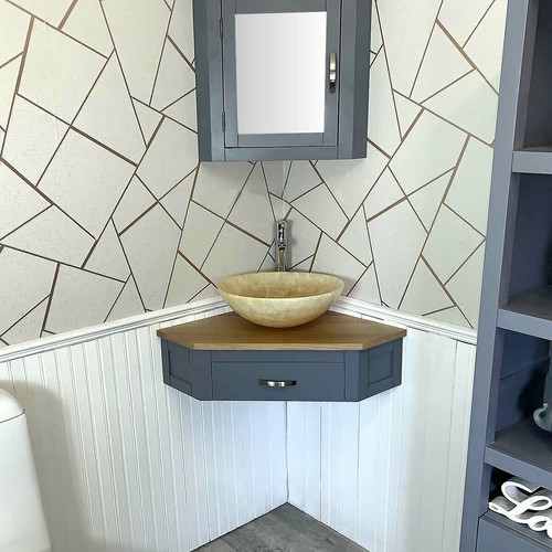Corner unit oak - corner,
