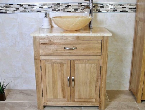 Bathroom vanity unit oak - vanity,