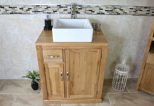 Bathroom vanity unit oak - unit,