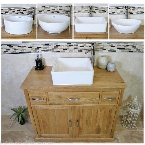 Bathroom vanity unit oak - bathroom, |