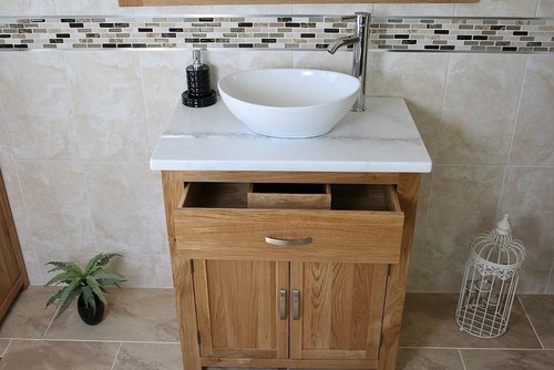 Bathroom vanity unit oak - vanity,
