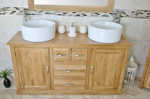 Bathroom vanity unit oak - vanity, |