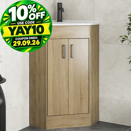 Bathroom double door corner - double,